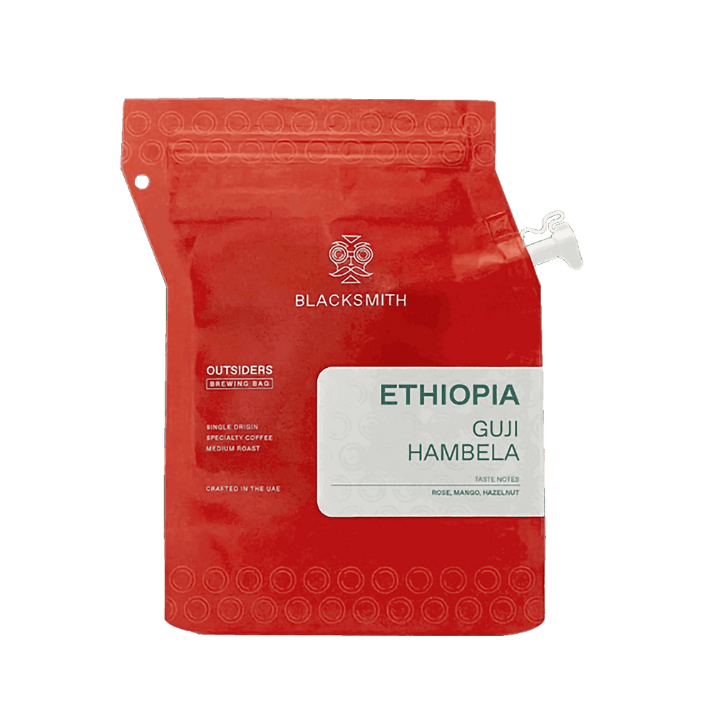 Coffee Brew Bag - Ethiopia Guji Hambela Coffee BREW-BAGS Coffee Capsules and Drip Bags Coffee_Brew_Bag_-_Ethiopia_Guji_Hambela_-_BLACKSMITH_COFFEE_COMPANY-2575804